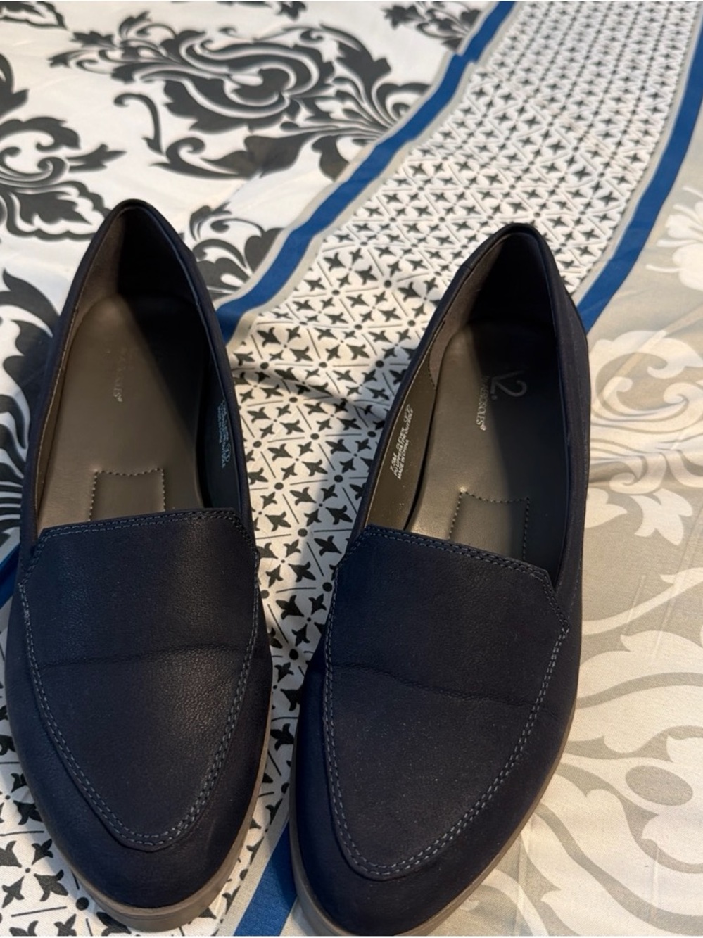 A2 By Aerosoles Navy Slip-On Loafers
